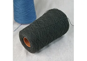 100% кардный меринос, Art. Supergeelong, Zegna Baruffa, цвет: зеленый меланж, 2/15 (750 м/100 гр.) (6679)